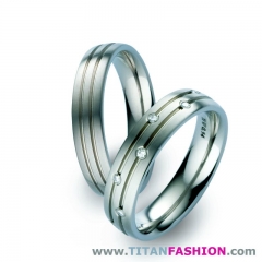 Alianzas de boda de titanio - titan fashion