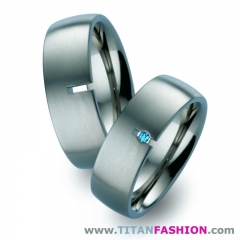 Alianzas de boda de titanio - titan fashion