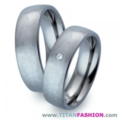 Alianzas de boda de titanio