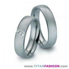 Alianzas de boda de titanio