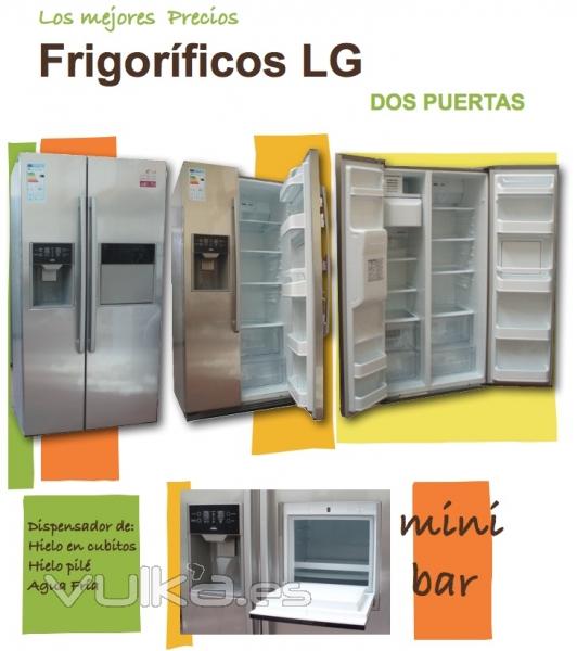 Frigoríficos LG dos puertas desde 600EUR