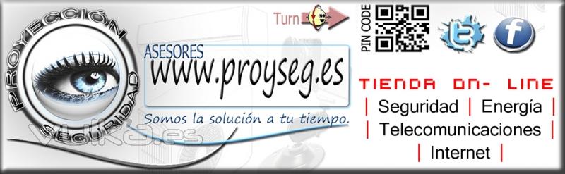 Tienda on-line ProySeg. http://proyeccion-y-seguridad.aquinegocio.es/