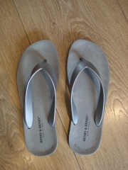 Chanclas henry & henry (italia) color plata tallas 35-46