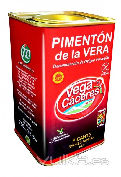 PIMENTON DE LA VERA D.O.P. LATA 750 G. JOSE LUIS MATEOS, S.L.