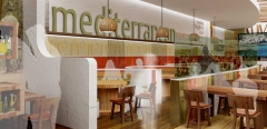 Proyecto de diseo e interiorismo para restaurante mediterrneo