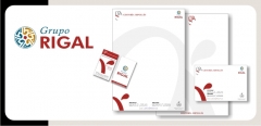 Diseno de imagen corporativa para grupo rigal