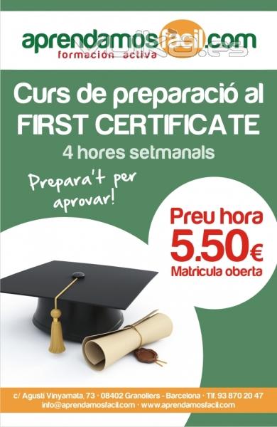 curs de preparacin al first certificate en granollers