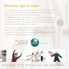 Muchas actividades para el bienestar del cuerpo y la mente