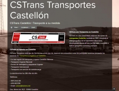 CsTrans Empresa de Transporte Urgente de Mercancas, logstica y Mudanzas en Castelln y Valencia.