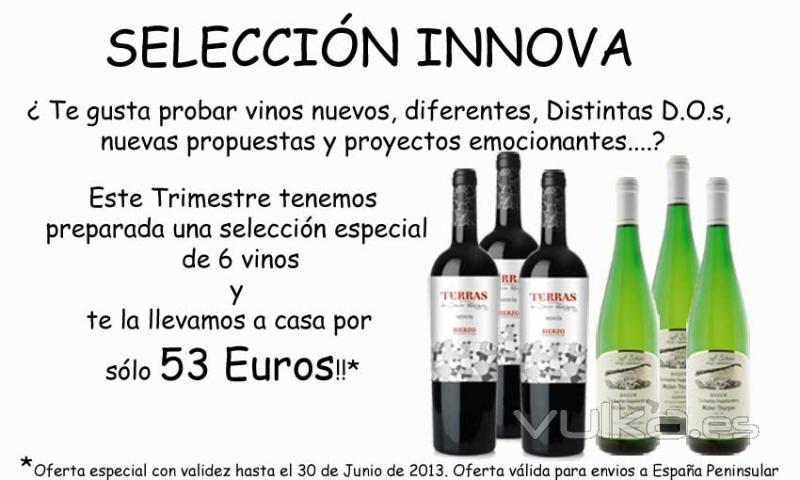 Reciba en su domicilio esta Seleccin de 6 Vinos por slo 53 Euros!