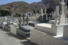 Vista de sepulturas