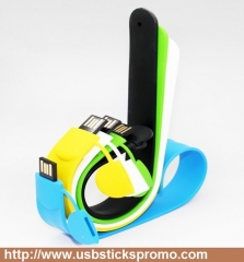 Pendrive pulsera usb slap con silicona