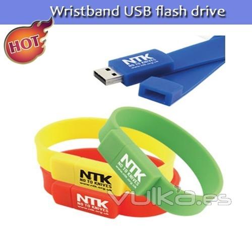 buen precio para la promocin pulsera usb memorias de china factrory,regalo mdico promocional 