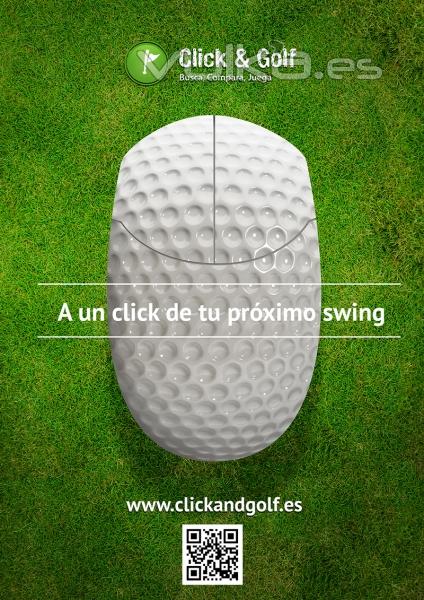 Con Click & Golf estás a un click de tu próximo swing