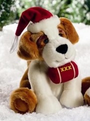 Peluche san bernardo navidad oasisdecorcom adornos de navidad