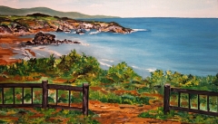 Marina pintyura al oleo autor: olivier rodriguez paisajes al oleo