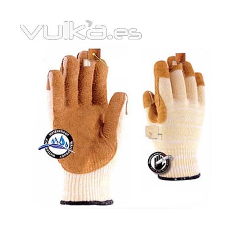 Guantes anticorte FlexMatic de 3L - piel serraje