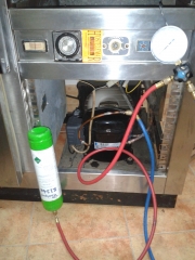 Carga de gas para camaras frigorificas