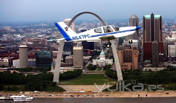 La avioneta de SLU en Missouri, EE.UU.