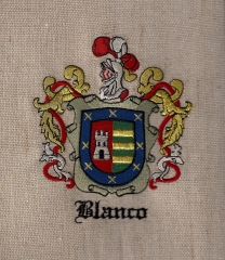 Escudos de apellidos bordados 25eur