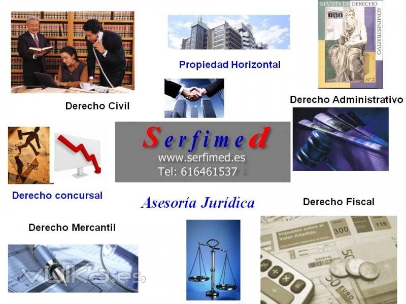 Derecho civil, mercantil y administrativo en Serfimed
