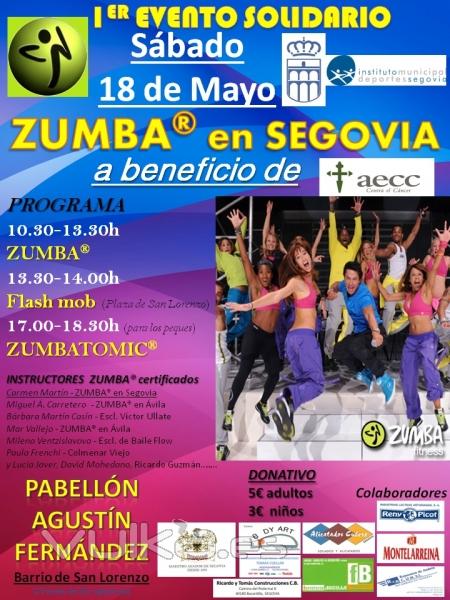 ZUMBA en Segovia:  1er evento solidario de Zumba en Segovia