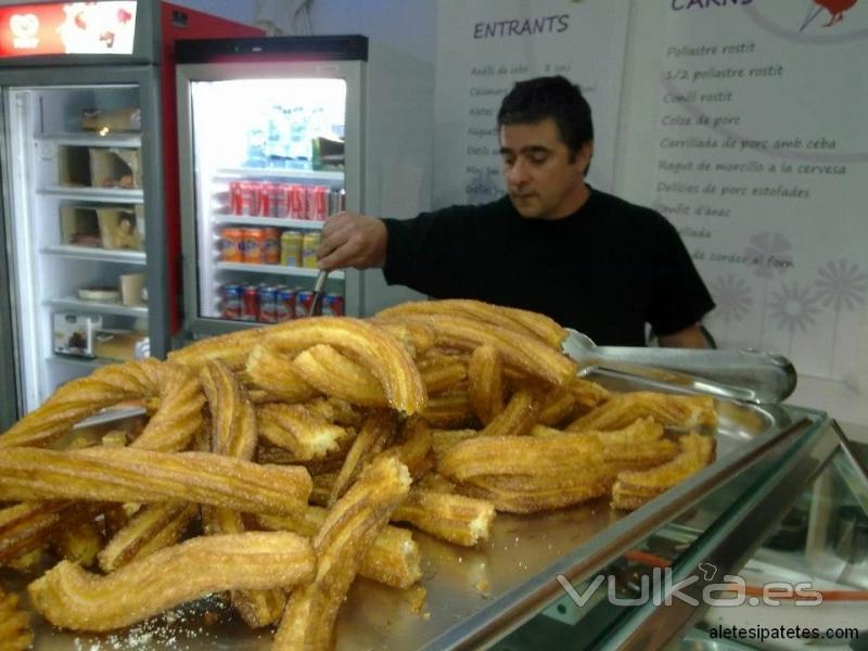 Aletes i patetes - Churros en Alberic