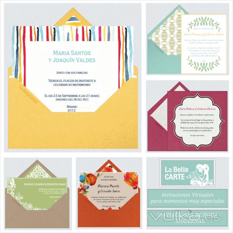 Invitaciones de Boda online y Tarjetas de Matrimonio LaBelleCarte