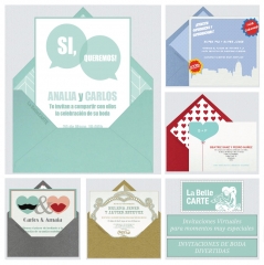 Invitaciones de boda originales y tarjetas de matrimonio labellecarte