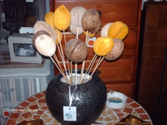 Jarron con flor seca 50x30 32eur