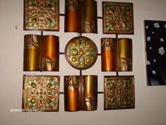Decoración pared metal 65x65 39EUR