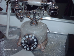 Teléfono nacar plateado 75EUR