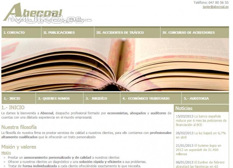 Web de Abecoal, Almera