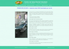 Web de centro dental interdent. dentistas en madrid y toledo. www.centrodentalinterdent.com