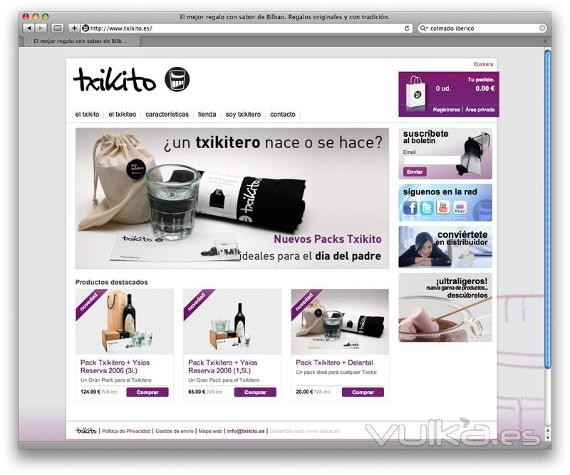 TXIKITO.ES ecommerce