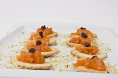 Tartar de salmon