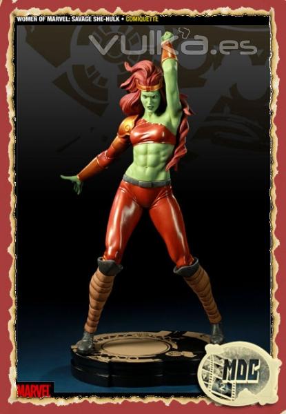 Estatua Savage She-Hulk Comiquette (Women of Marvel) Sideshow 