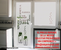 Vinilo decorativo para cristal modelo kitchen 01nse fabrican a medida de cada cliente