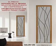 Vinilo al acido para cristal, modelo salon 12nse fabrica a medida consultanos