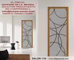 Vinilo al acido para cristal, modelo salon 11n se fabrican a medida, consultanos