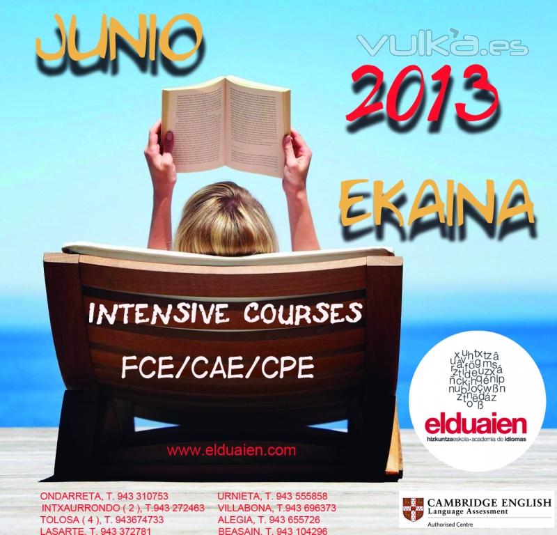 Cursos intensivos de junio para exmenes Cambridge