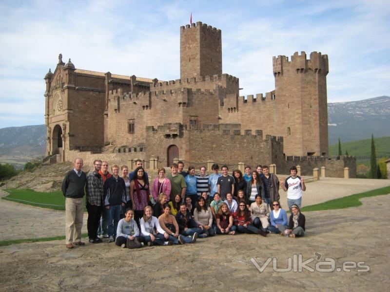 SLU Madrid students visit Xavier Castle.