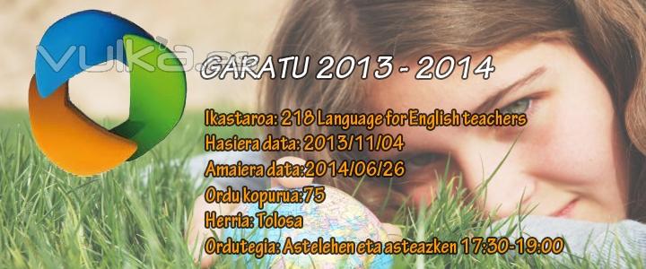 Nuevo curso Garatu 2013-2014 en Elduaien