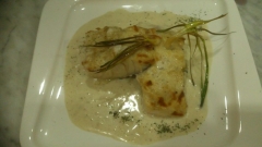 nuestra suprema de bacalao a la almendra
