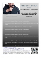 Formacion especifica para vigilantes de seguridad