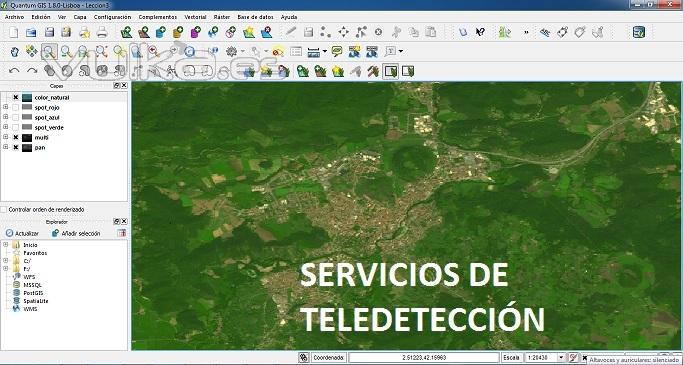 SERVICIOS DE TELEDETECCIN, TRATAM. IMAGENES SATELITALES.