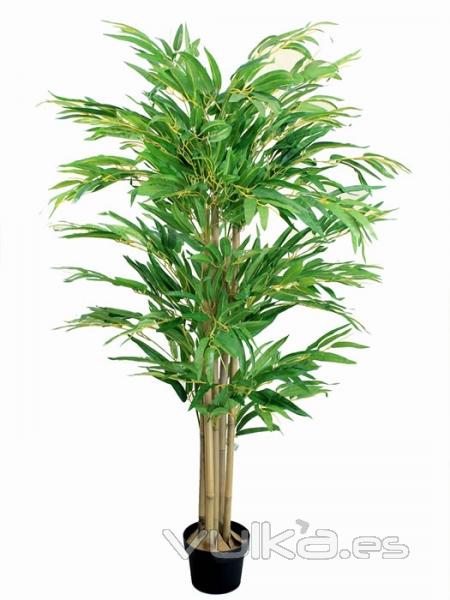 Bambu artificial pequeo con 5 caas 120 Bambus artificiales oasis decor