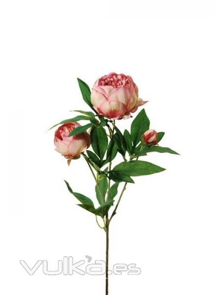 Flores artificiales peonias rosas flores oasis decor