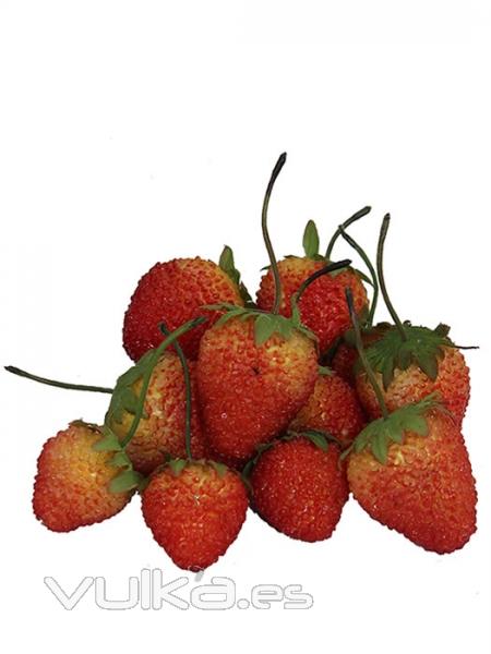 Fresas artificiales de plastico  frutas artificiales oasis decor