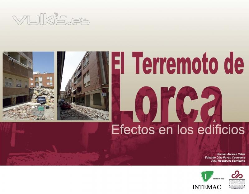Maquetación y portada para el informe sobre el Terremoto de Lorca realizado por Intemac 
